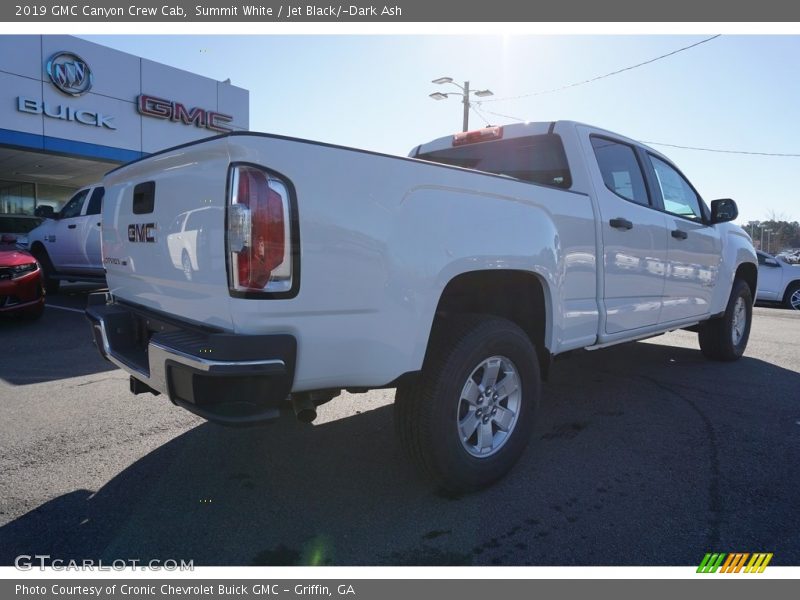 Summit White / Jet Black/­Dark Ash 2019 GMC Canyon Crew Cab