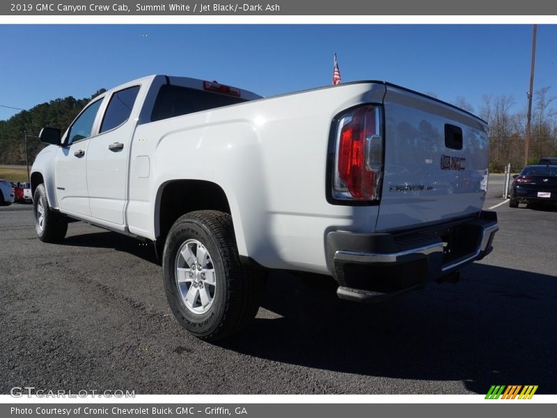 Summit White / Jet Black/­Dark Ash 2019 GMC Canyon Crew Cab