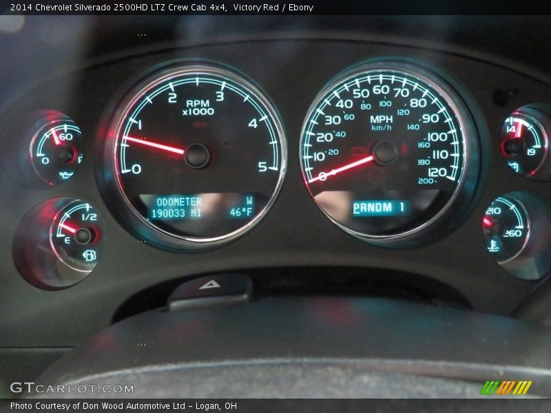 Victory Red / Ebony 2014 Chevrolet Silverado 2500HD LTZ Crew Cab 4x4
