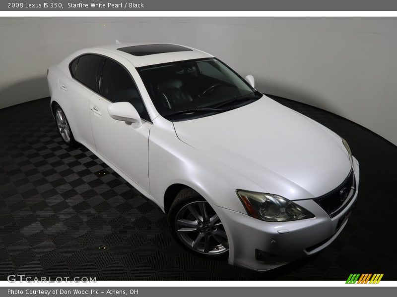Starfire White Pearl / Black 2008 Lexus IS 350