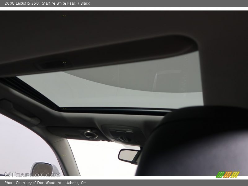 Starfire White Pearl / Black 2008 Lexus IS 350