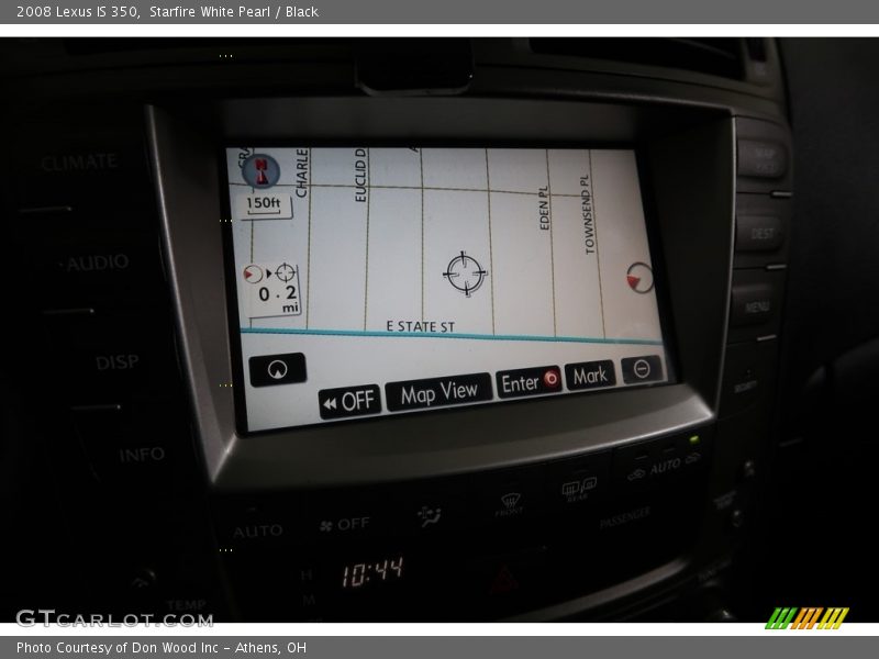 Starfire White Pearl / Black 2008 Lexus IS 350