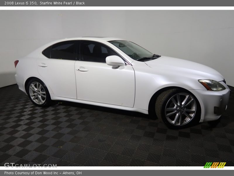 Starfire White Pearl / Black 2008 Lexus IS 350
