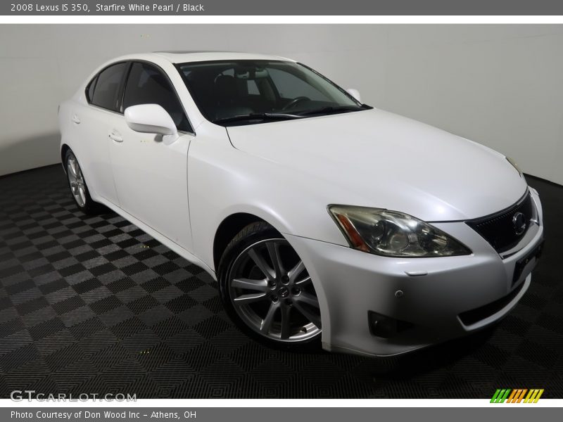 Starfire White Pearl / Black 2008 Lexus IS 350