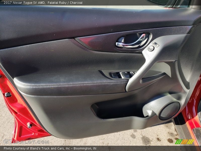 Palatial Ruby / Charcoal 2017 Nissan Rogue SV AWD