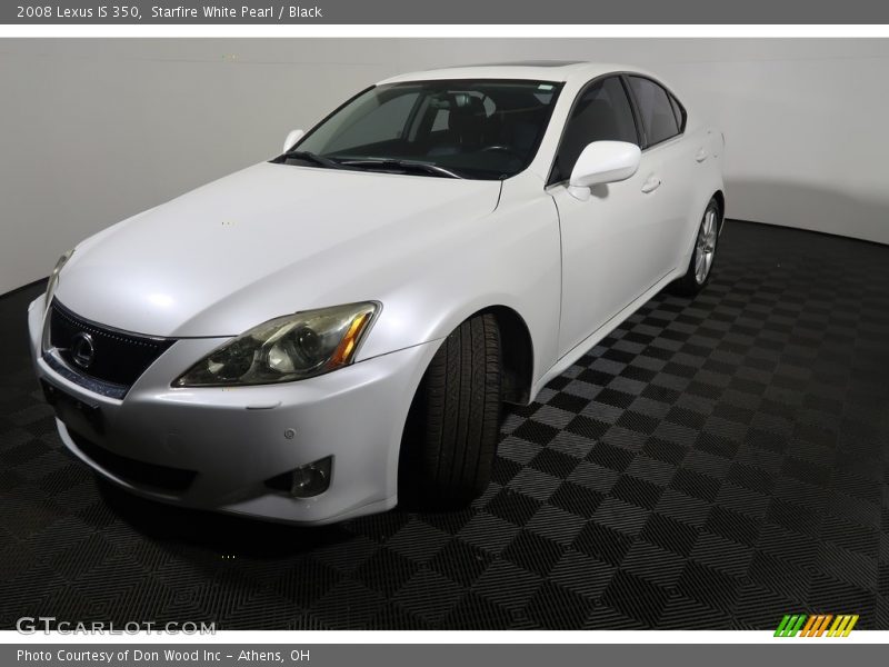 Starfire White Pearl / Black 2008 Lexus IS 350