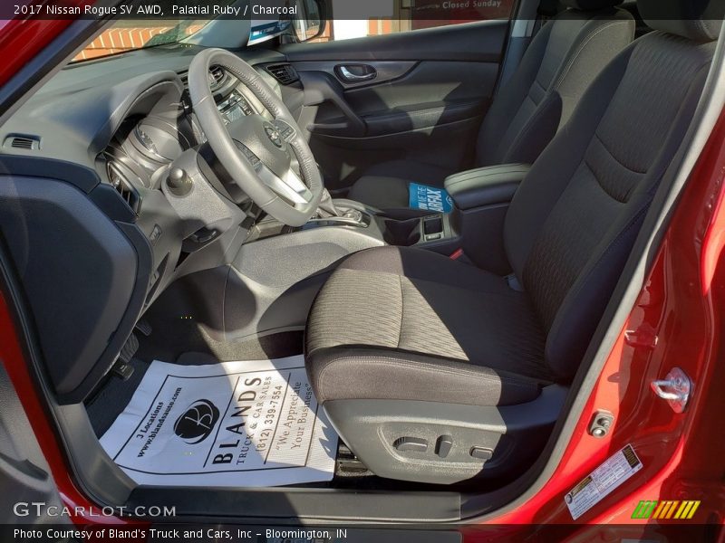 Palatial Ruby / Charcoal 2017 Nissan Rogue SV AWD