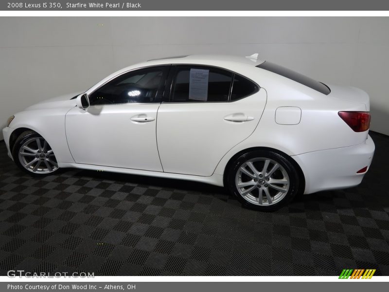 Starfire White Pearl / Black 2008 Lexus IS 350