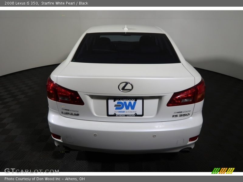 Starfire White Pearl / Black 2008 Lexus IS 350
