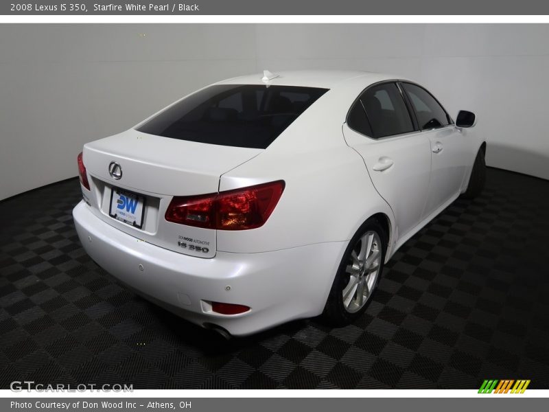 Starfire White Pearl / Black 2008 Lexus IS 350