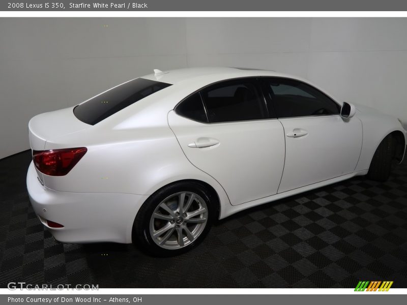 Starfire White Pearl / Black 2008 Lexus IS 350