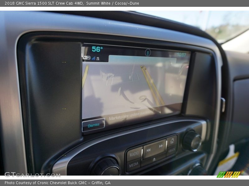 Summit White / Cocoa/­Dune 2018 GMC Sierra 1500 SLT Crew Cab 4WD