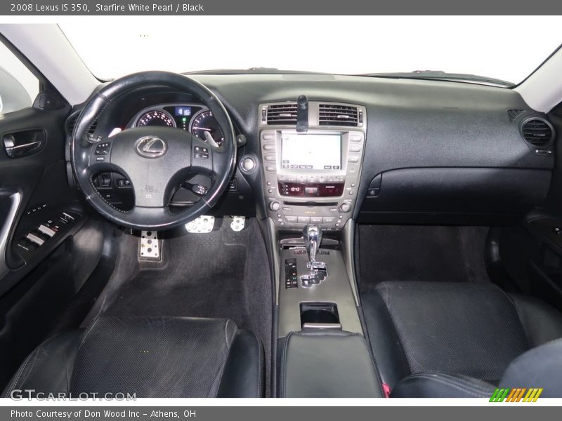 Starfire White Pearl / Black 2008 Lexus IS 350