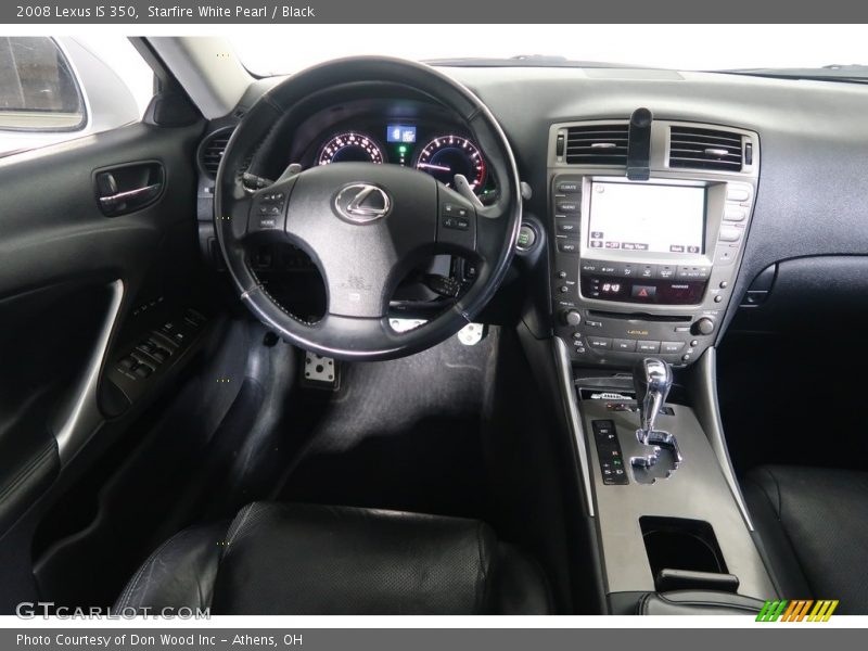 Starfire White Pearl / Black 2008 Lexus IS 350