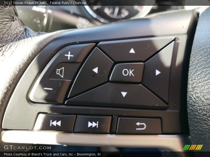 Palatial Ruby / Charcoal 2017 Nissan Rogue SV AWD