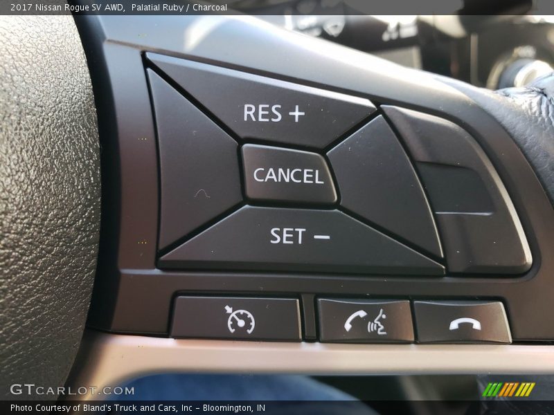 Palatial Ruby / Charcoal 2017 Nissan Rogue SV AWD