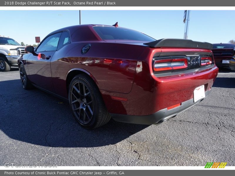 Octane Red Pearl / Black 2018 Dodge Challenger R/T Scat Pack