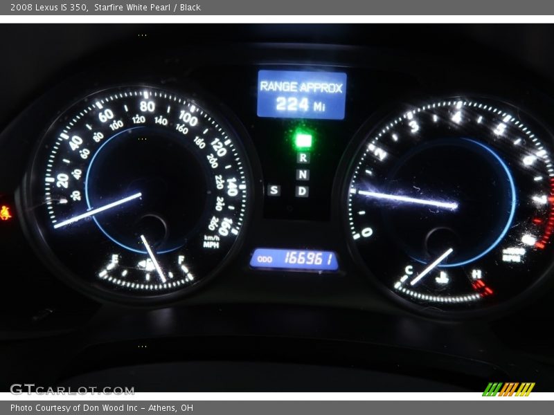 Starfire White Pearl / Black 2008 Lexus IS 350