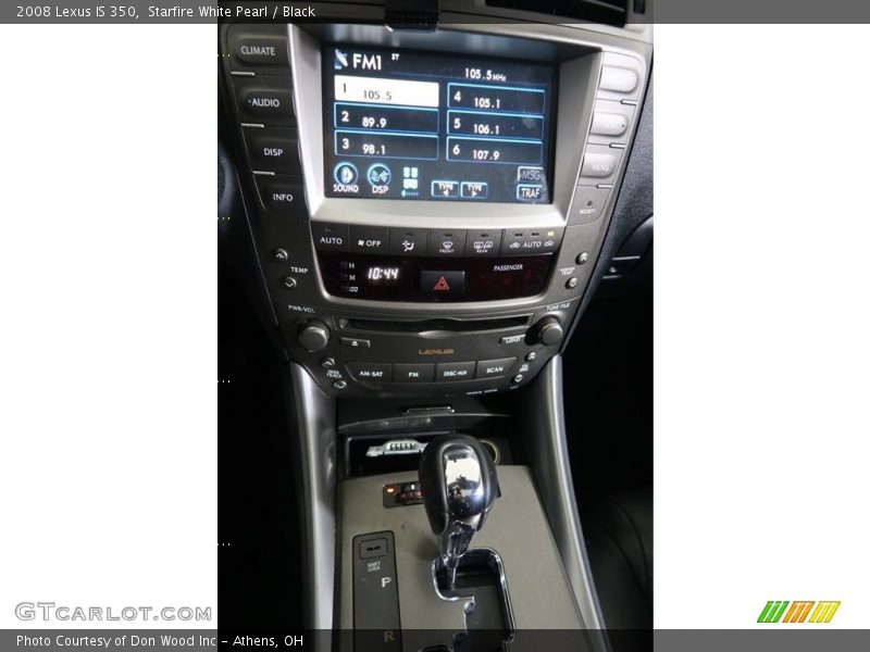 Starfire White Pearl / Black 2008 Lexus IS 350