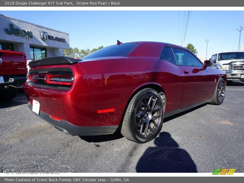 Octane Red Pearl / Black 2018 Dodge Challenger R/T Scat Pack