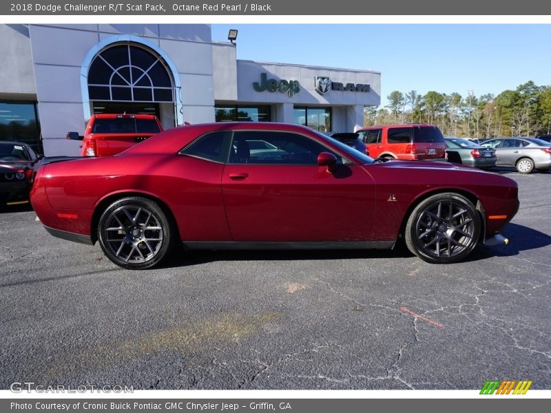 Octane Red Pearl / Black 2018 Dodge Challenger R/T Scat Pack