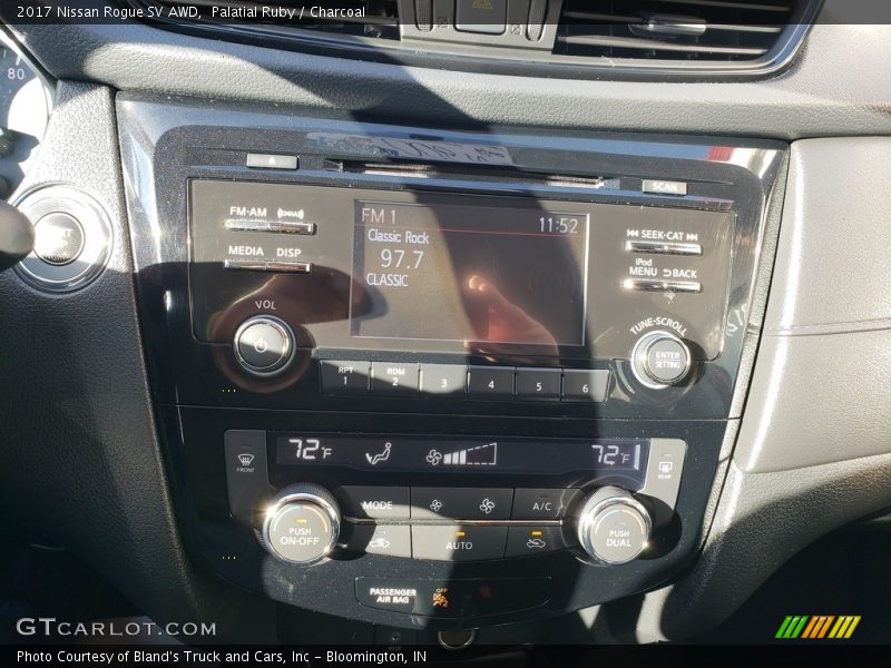 Palatial Ruby / Charcoal 2017 Nissan Rogue SV AWD