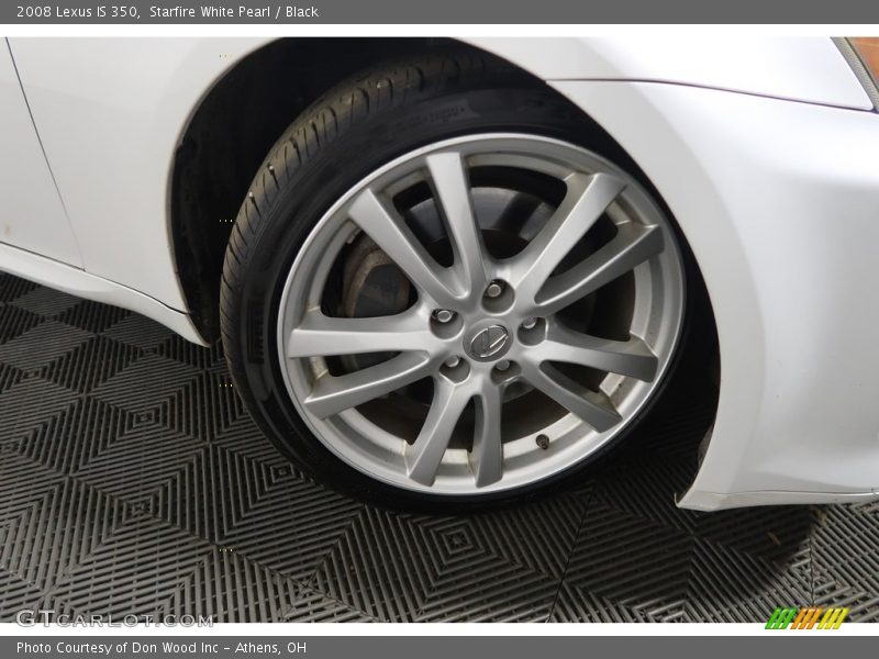 Starfire White Pearl / Black 2008 Lexus IS 350