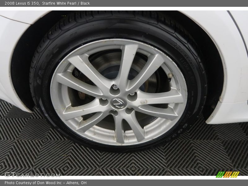 Starfire White Pearl / Black 2008 Lexus IS 350