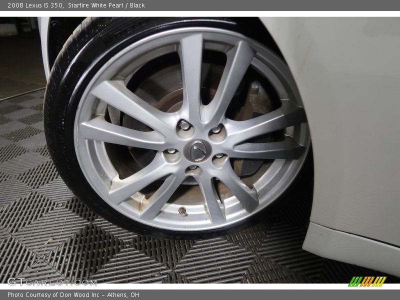 Starfire White Pearl / Black 2008 Lexus IS 350
