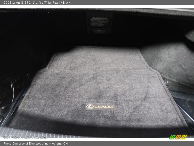 Starfire White Pearl / Black 2008 Lexus IS 350