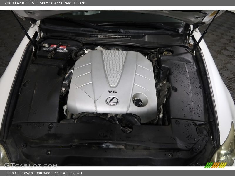 Starfire White Pearl / Black 2008 Lexus IS 350