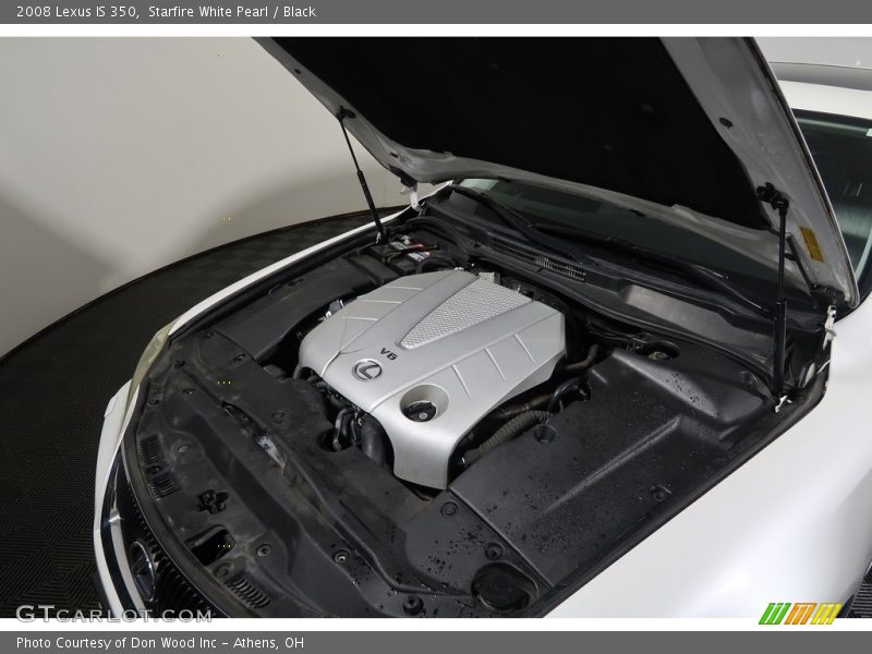 Starfire White Pearl / Black 2008 Lexus IS 350