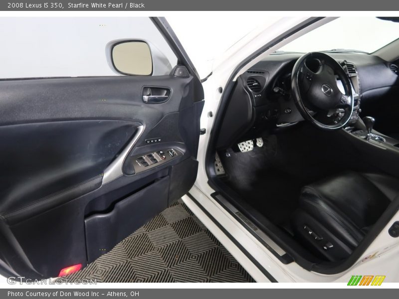 Starfire White Pearl / Black 2008 Lexus IS 350