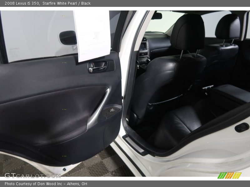 Starfire White Pearl / Black 2008 Lexus IS 350