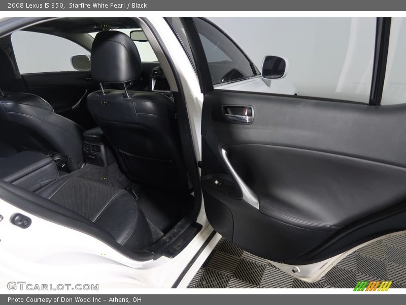 Starfire White Pearl / Black 2008 Lexus IS 350