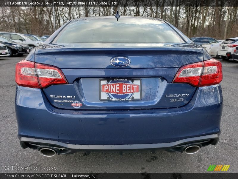 Abyss Blue Pearl / Slate Black 2019 Subaru Legacy 3.6R Limited