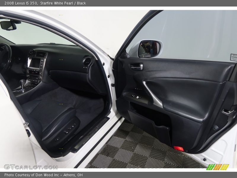 Starfire White Pearl / Black 2008 Lexus IS 350