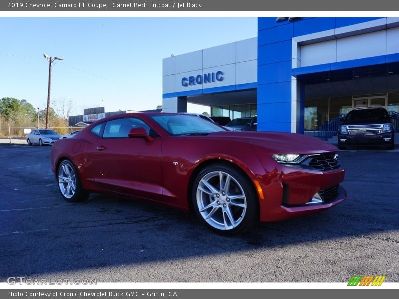 Garnet Red Tintcoat / Jet Black 2019 Chevrolet Camaro LT Coupe