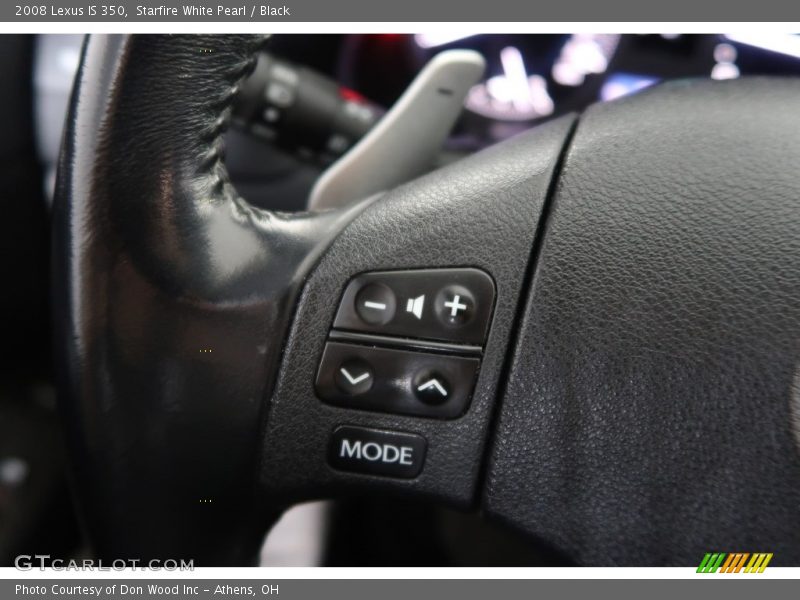 Starfire White Pearl / Black 2008 Lexus IS 350