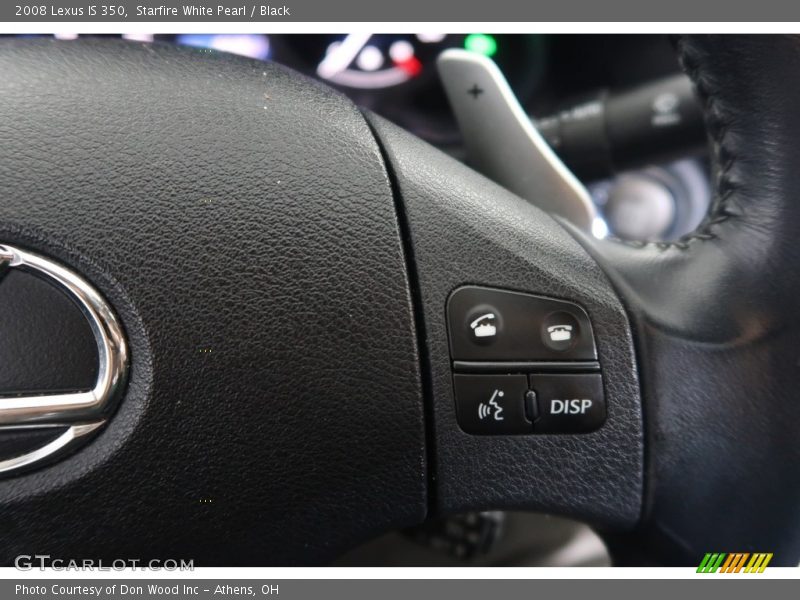 Starfire White Pearl / Black 2008 Lexus IS 350