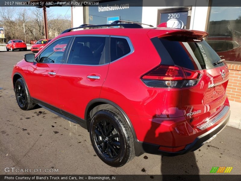 Palatial Ruby / Charcoal 2017 Nissan Rogue SV AWD