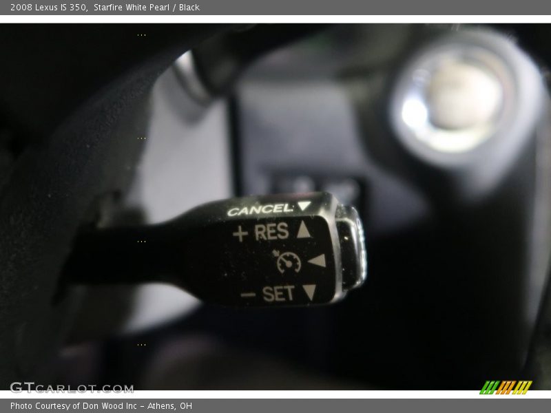 Starfire White Pearl / Black 2008 Lexus IS 350