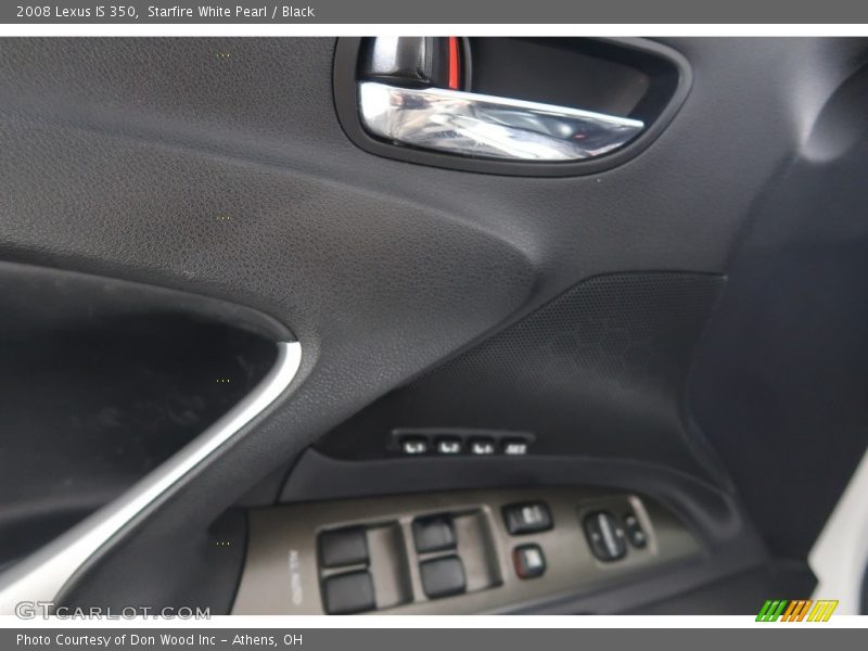 Starfire White Pearl / Black 2008 Lexus IS 350