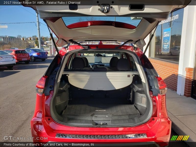 Palatial Ruby / Charcoal 2017 Nissan Rogue SV AWD