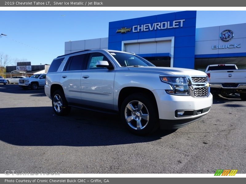 Silver Ice Metallic / Jet Black 2019 Chevrolet Tahoe LT