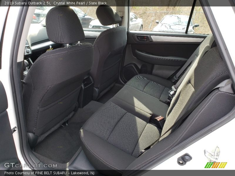 Crystal White Pearl / Slate Black 2019 Subaru Outback 2.5i