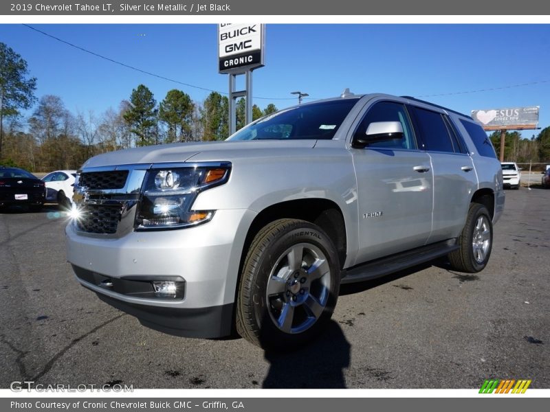 Silver Ice Metallic / Jet Black 2019 Chevrolet Tahoe LT