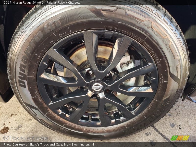 Palatial Ruby / Charcoal 2017 Nissan Rogue SV AWD