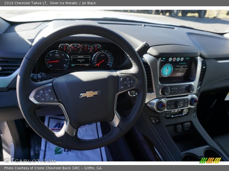 Silver Ice Metallic / Jet Black 2019 Chevrolet Tahoe LT