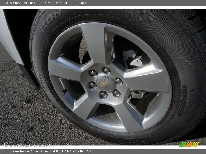 Silver Ice Metallic / Jet Black 2019 Chevrolet Tahoe LT